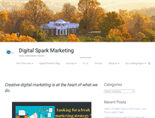 Tablet Screenshot of digitalsparkmarketing.com